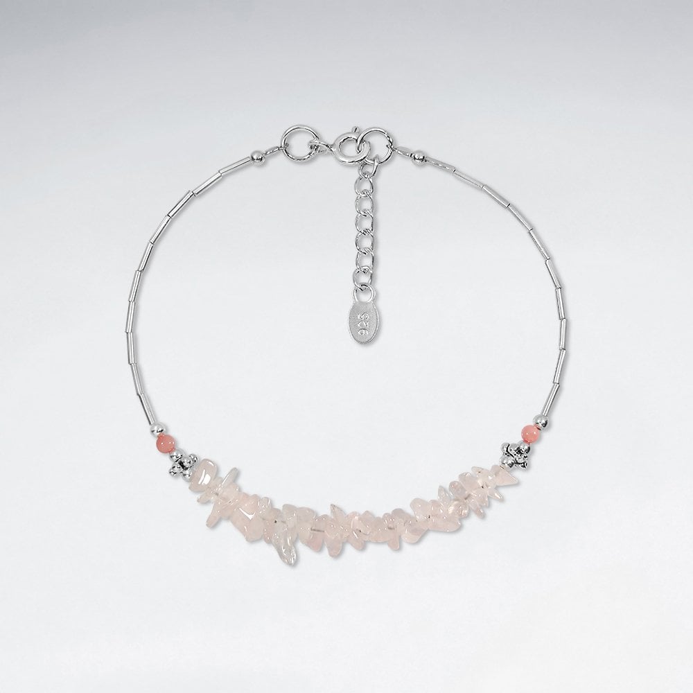 Sterling Silver Turquoise and Gemstone Bracelet