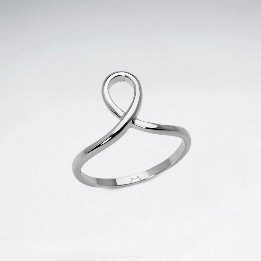 Sterling Silver Open Loop Ring