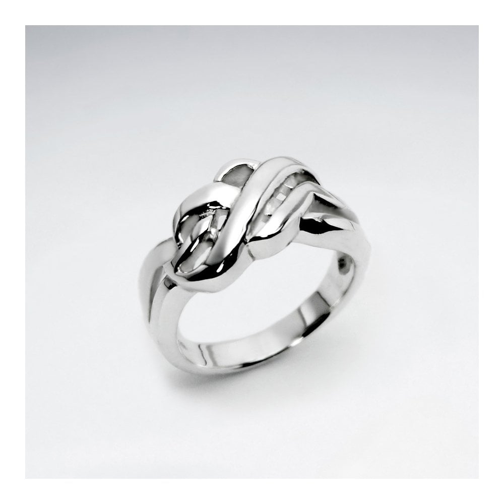 Sterling Silver Knot Twist Ring