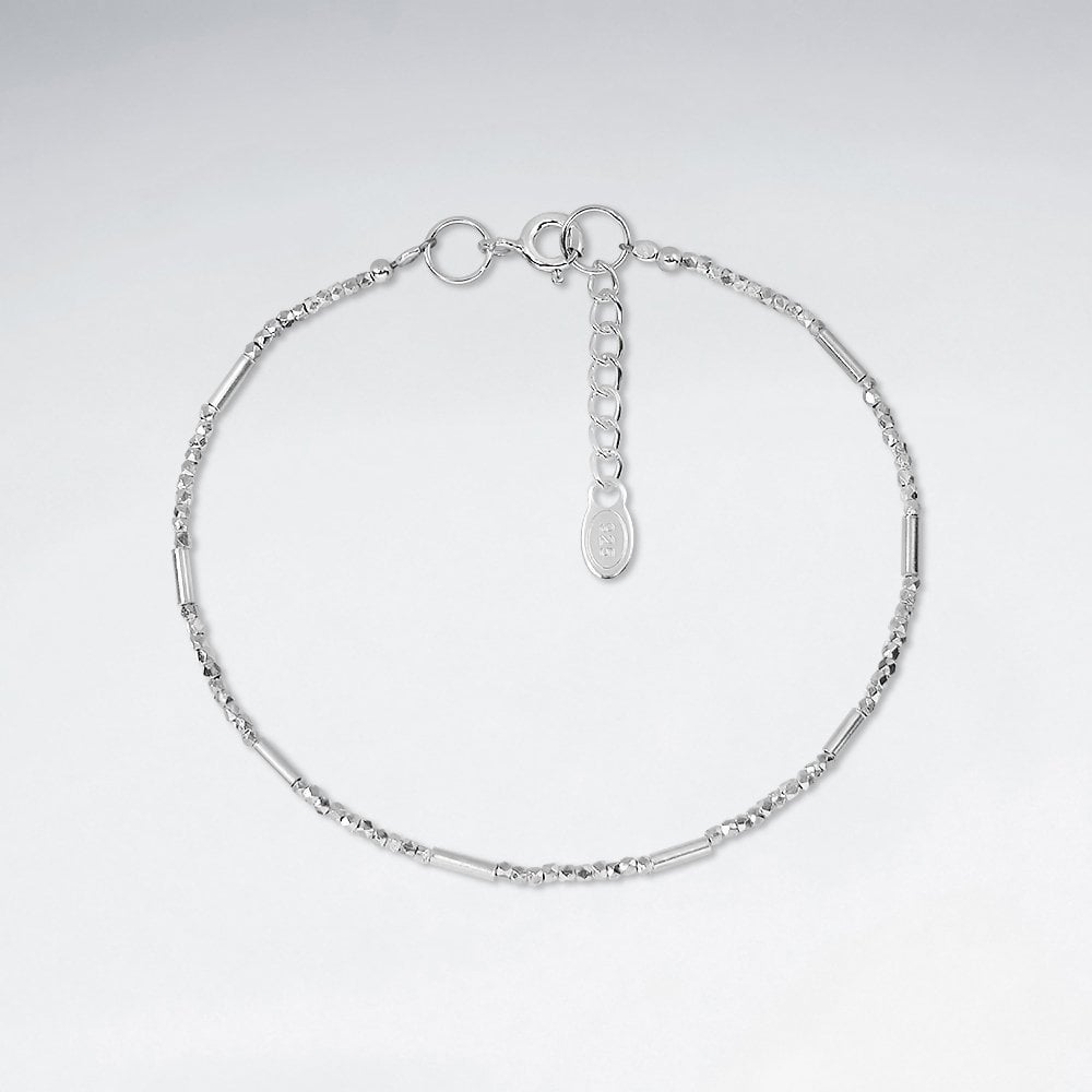 Thin Sterling Silver Layering Bracelet