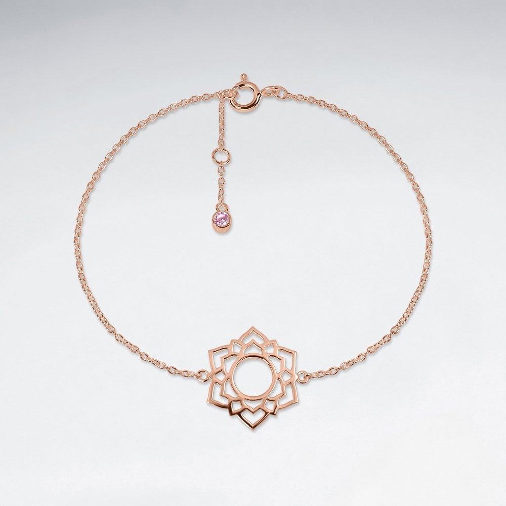 Sterling Silver Sahasrara Crown Chakra Bracelet