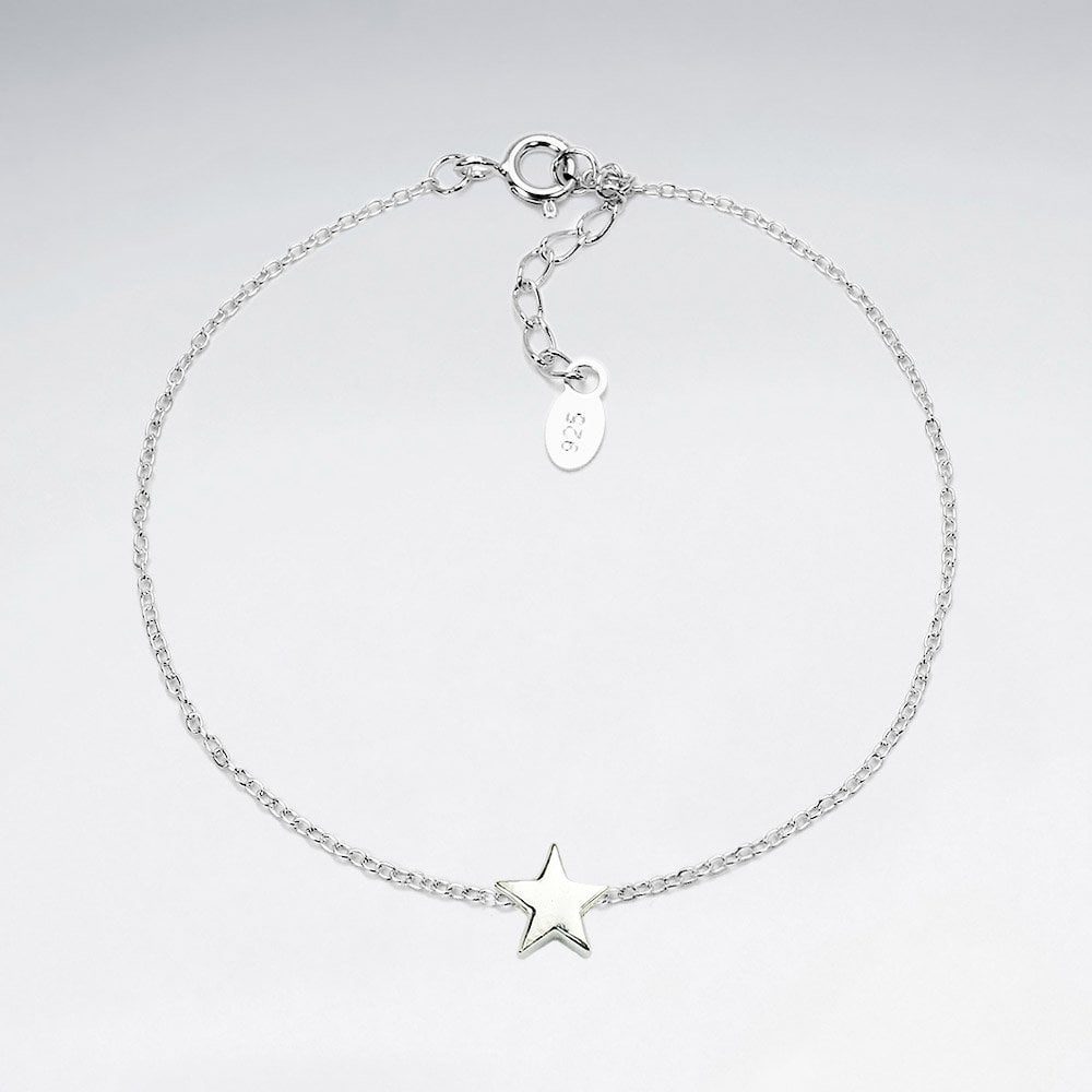 Sterling Silver Celestial Star Bracelet