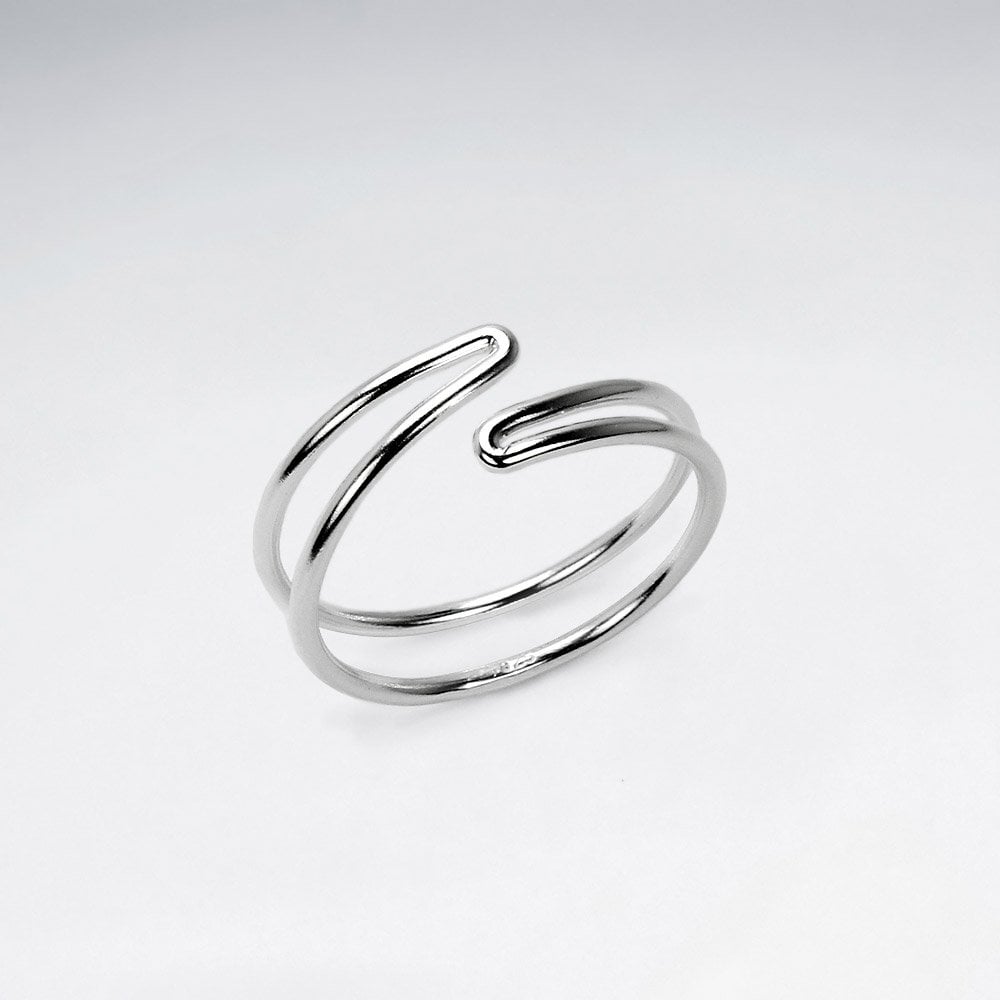 Sterling Silver Open Wrap Ring