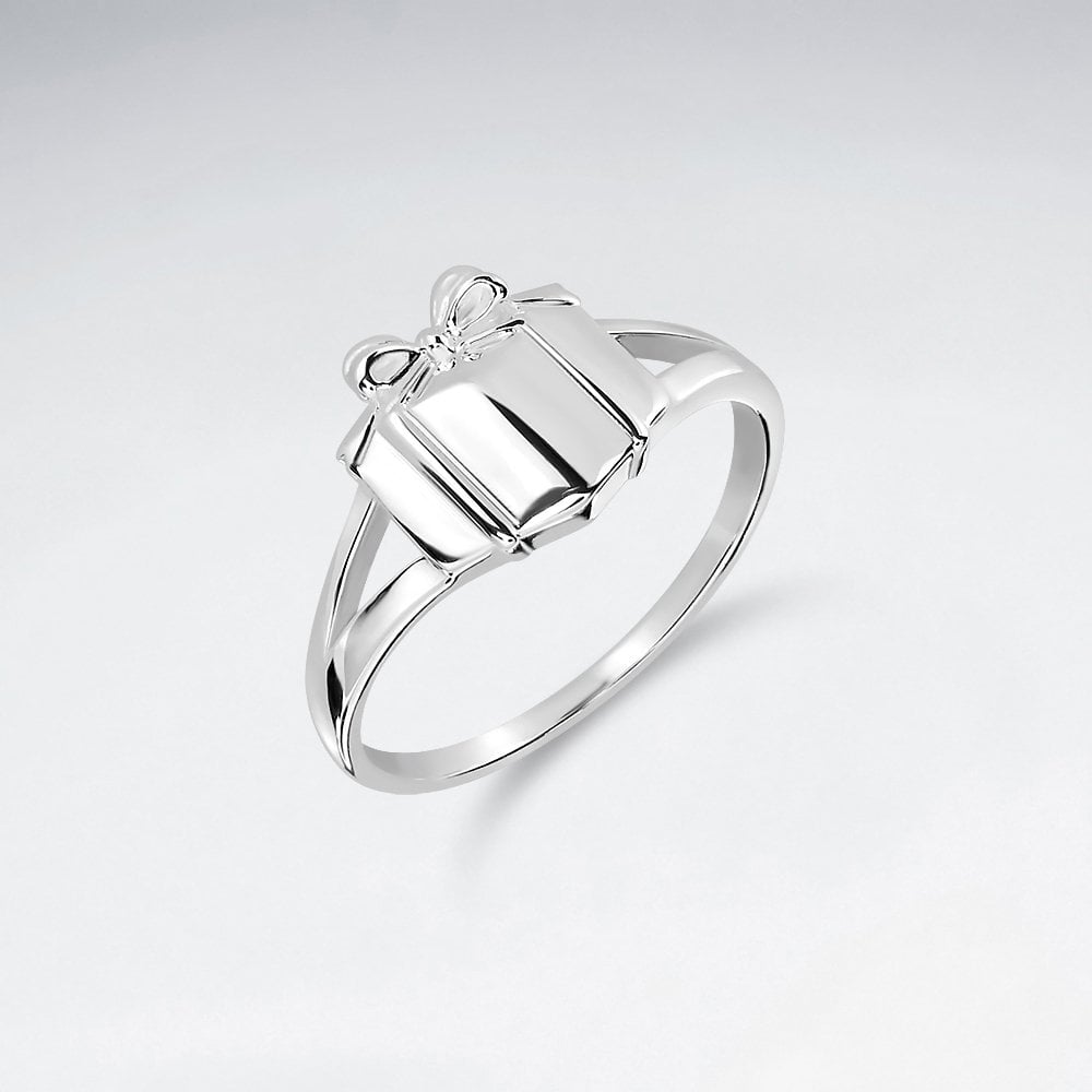 Sterling Silver Christmas Gift Ring