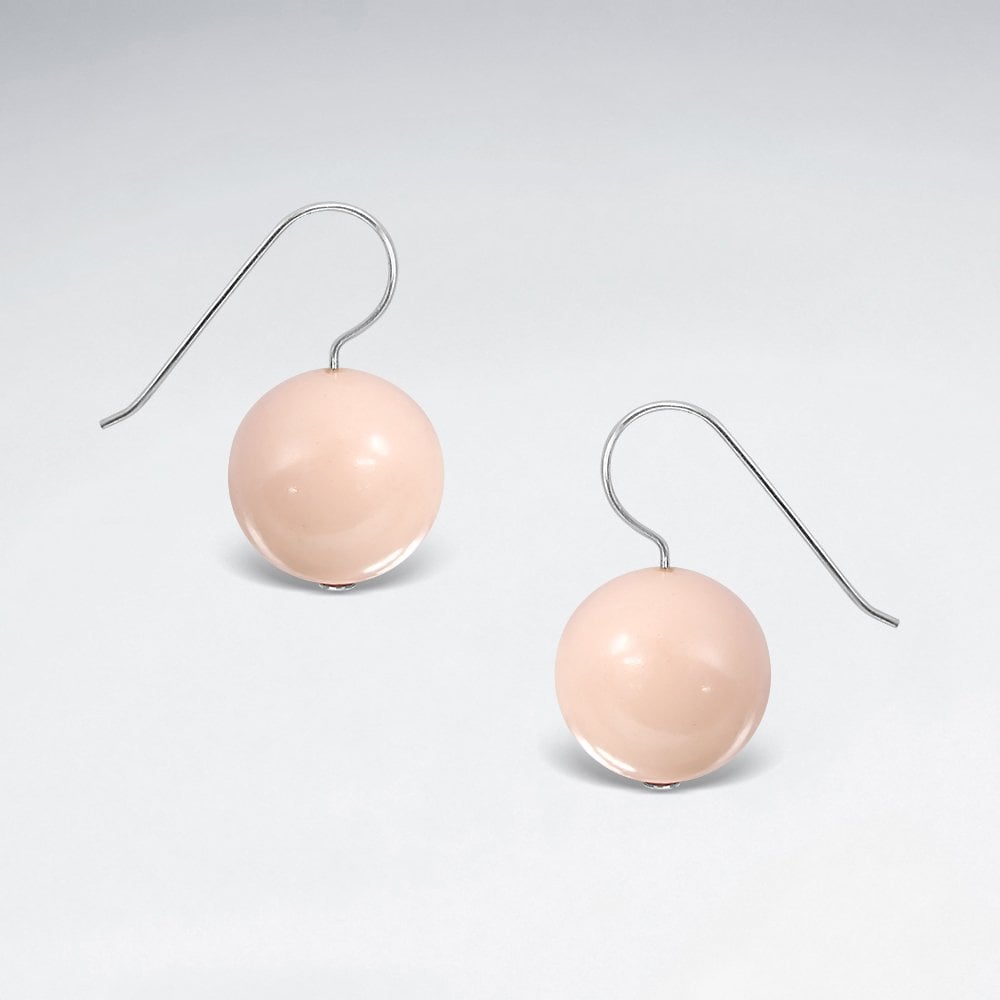 Sterling Silver Ball Hook Earrings