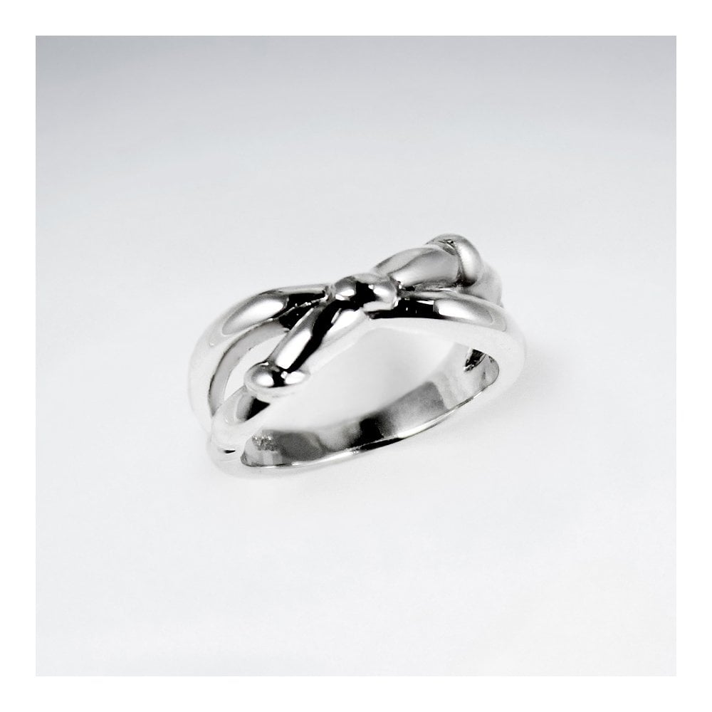 Sterling Silver Center Knot Ring