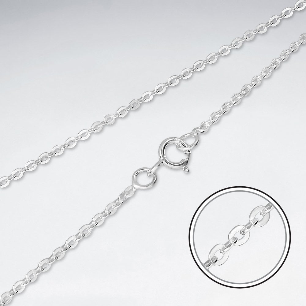 Sterling Silver Cable Chain Necklace