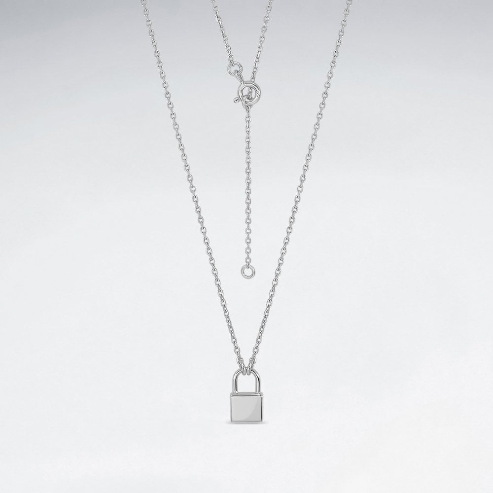 Love Lock Silver Necklace