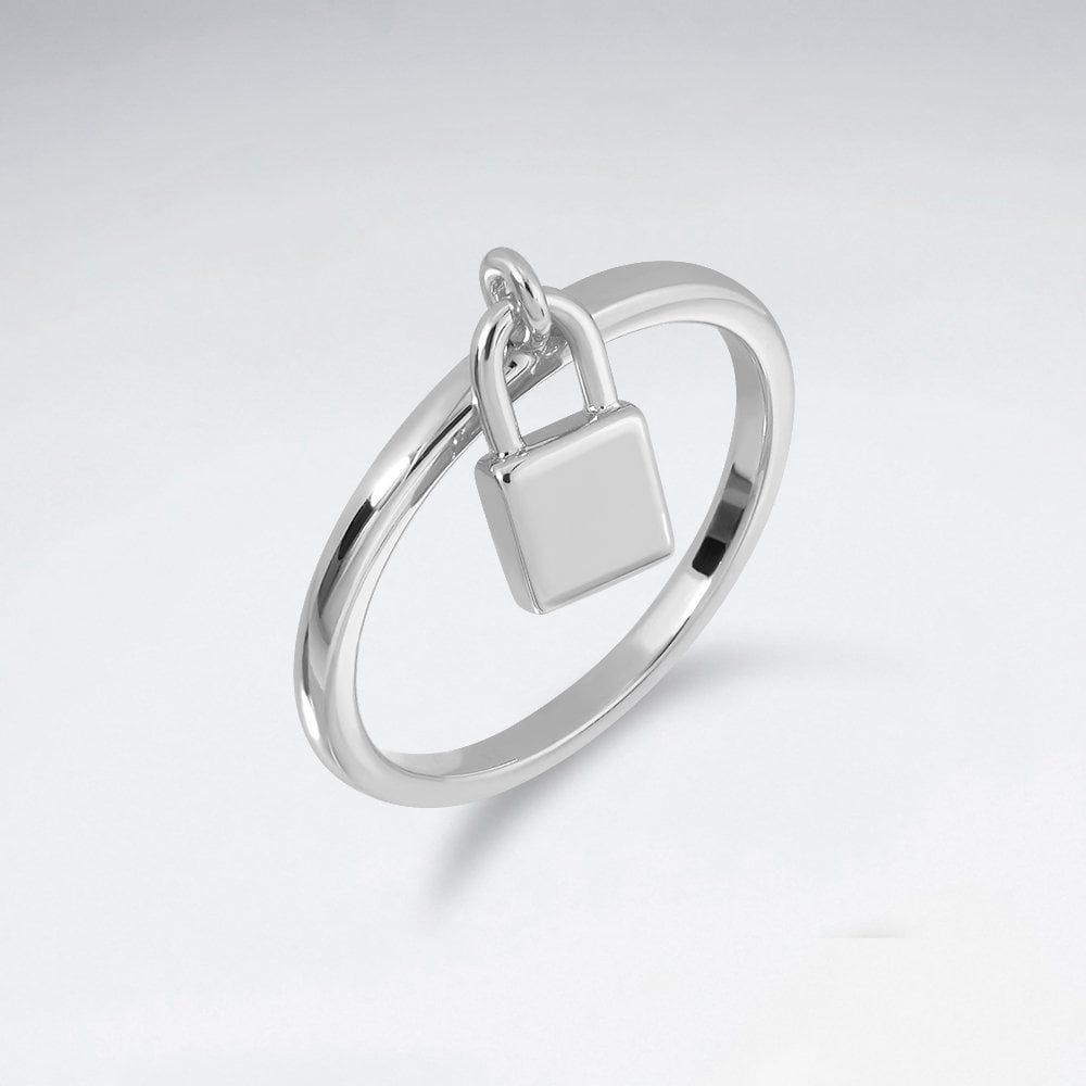 Love Lock Silver Ring
