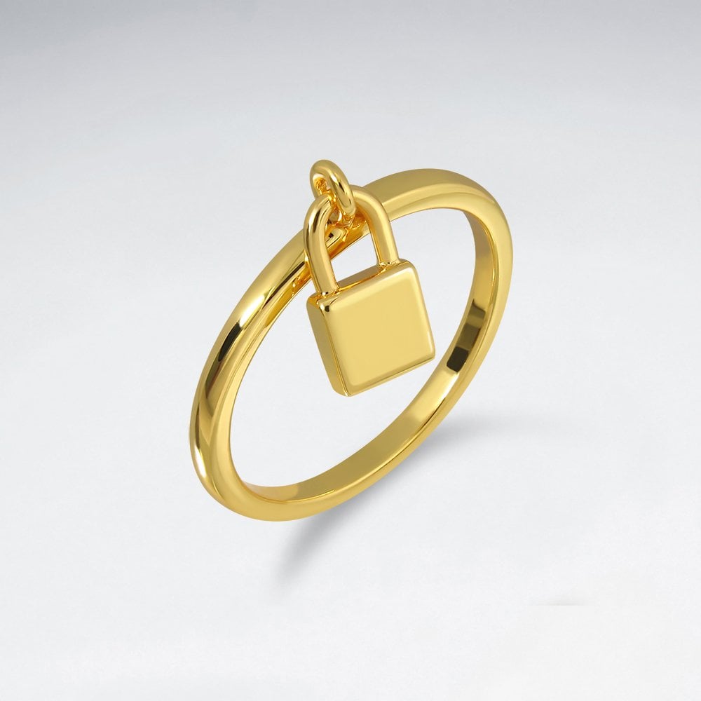 Love Lock Silver Ring