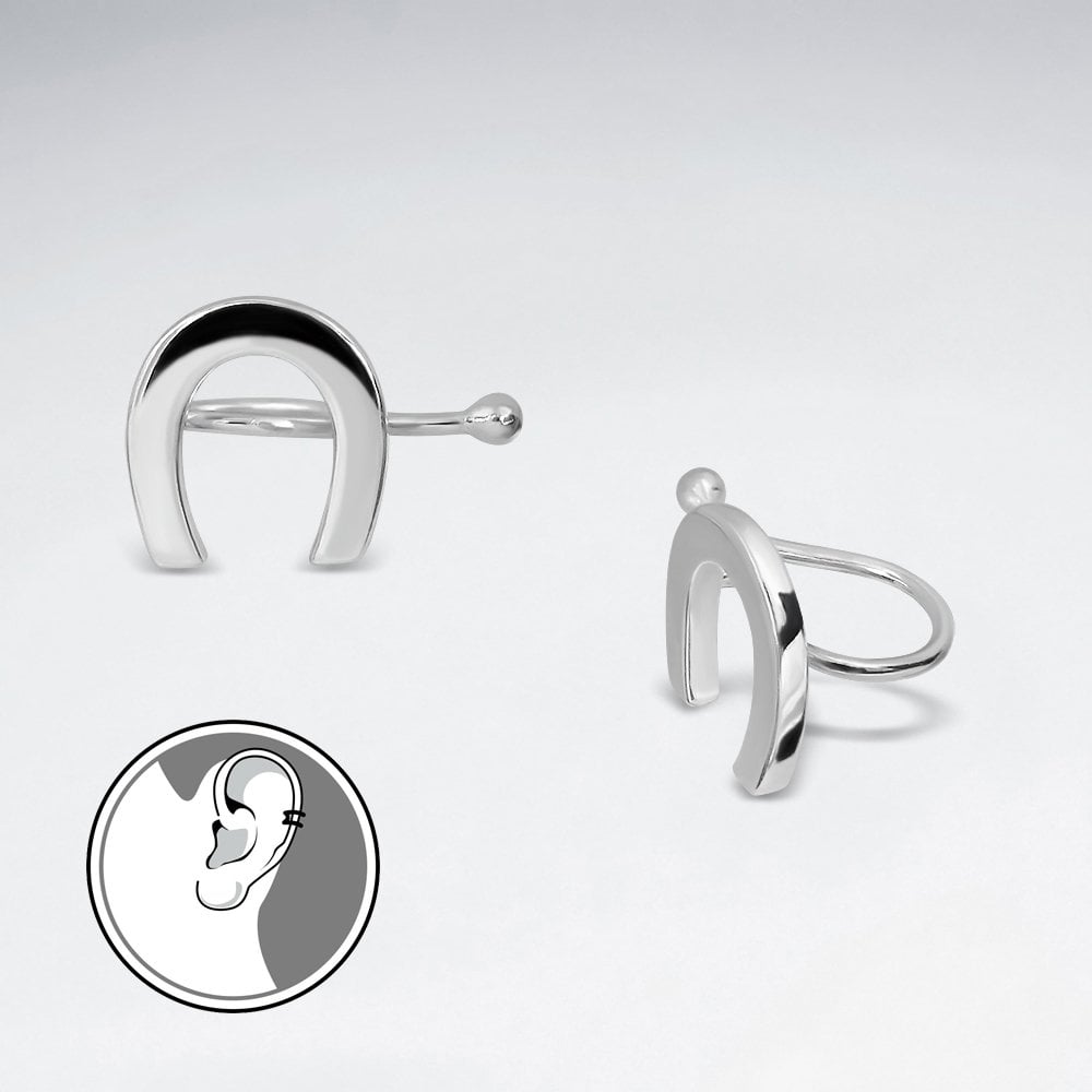 Petite Horseshoe Ear cuffs in Sterling Silver