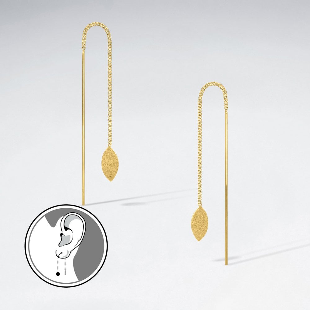 Innocent Desire Sterling Silver Threader Earrings