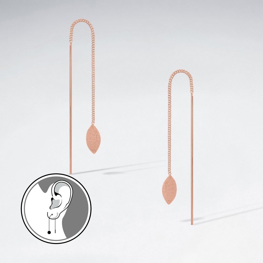 Innocent Desire Sterling Silver Threader Earrings