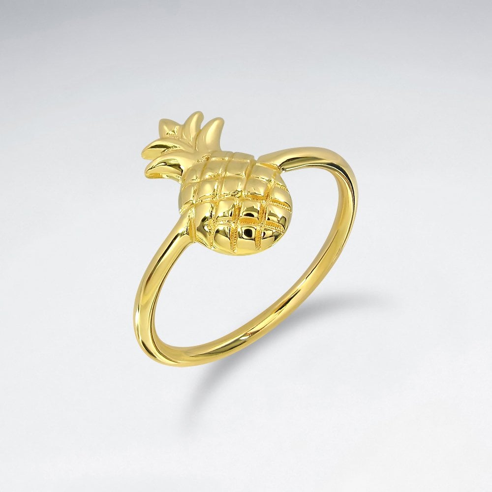 Sterling Silver Pineapple Ring