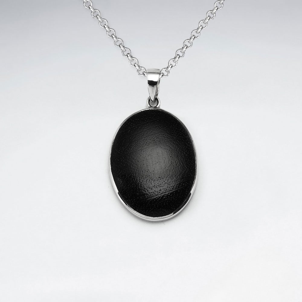Traditions Oval Turquoise & Silver Pendant