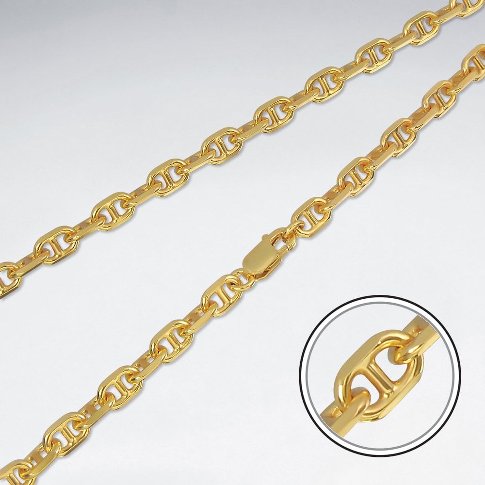 Sterling Silver Mariner Chain Necklace