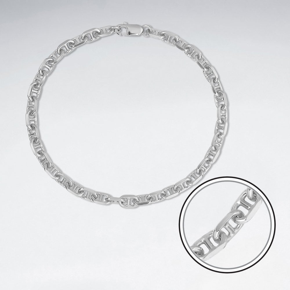 Sterling Silver Mariner Chain Bracelet