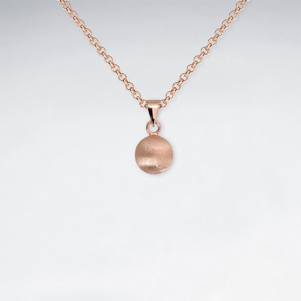 Classic Sterling Silver Ball Pendant