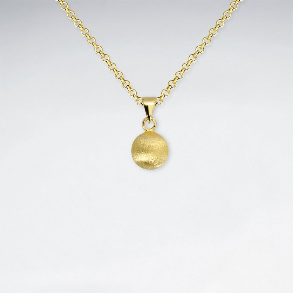 Classic Sterling Silver Ball Pendant