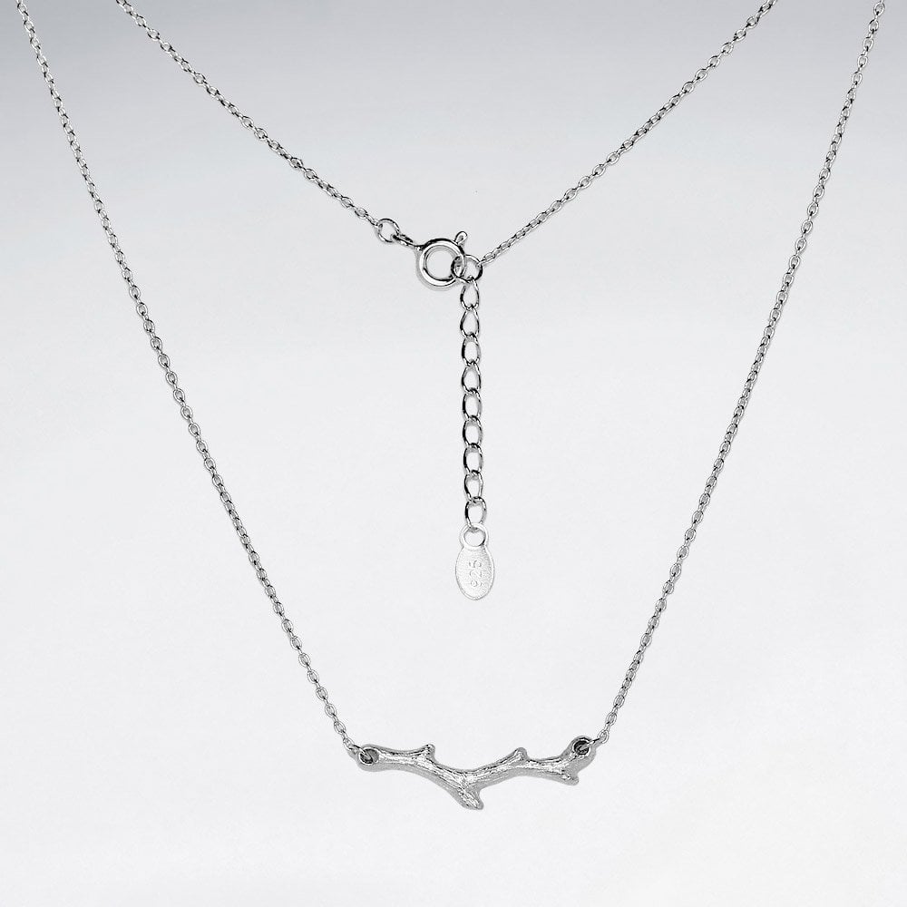 Sterling Silver Tree Branch Necklace