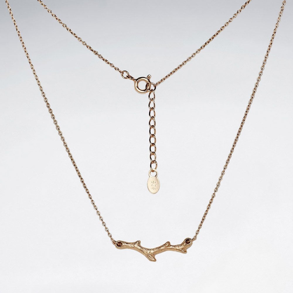 Sterling Silver Tree Branch Necklace