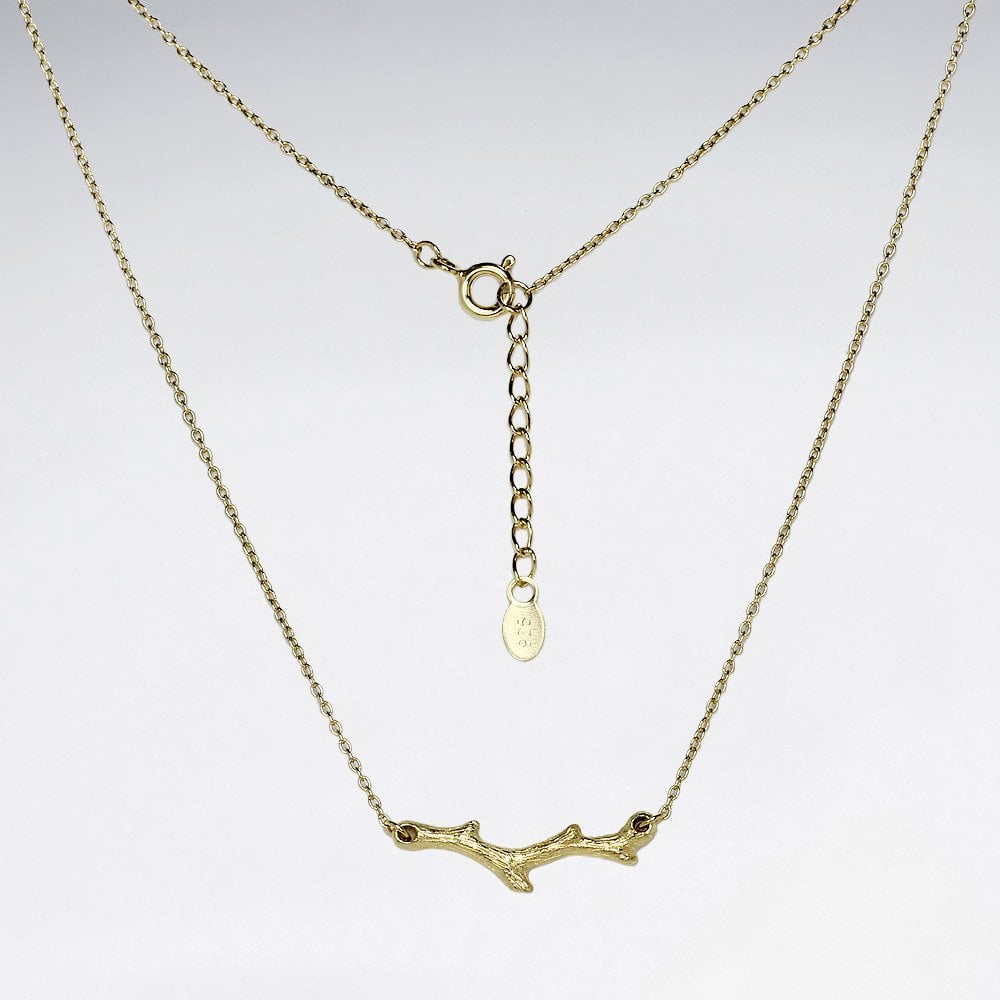 Sterling Silver Tree Branch Necklace