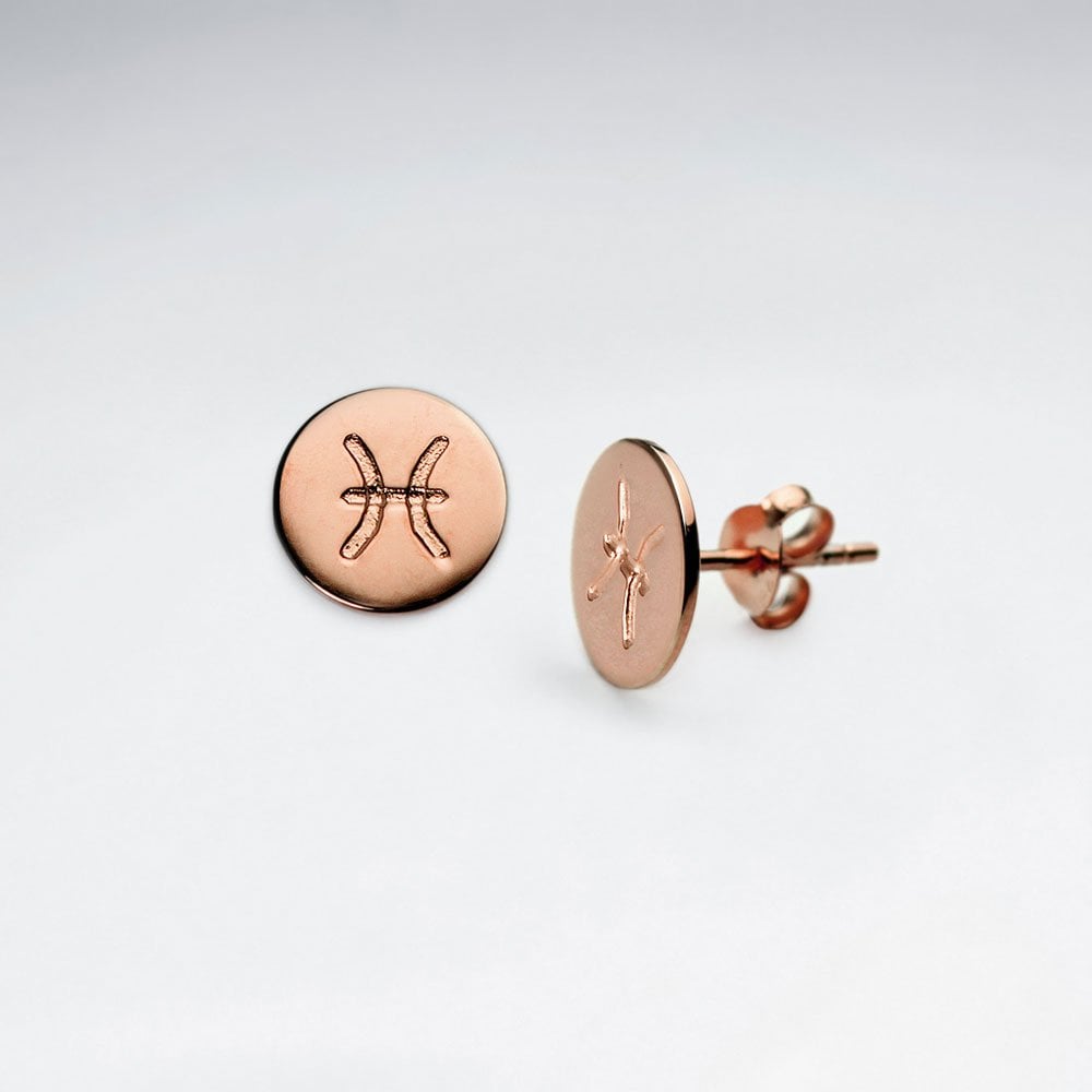 Sterling Silver Zodiac Pieces Earrings
