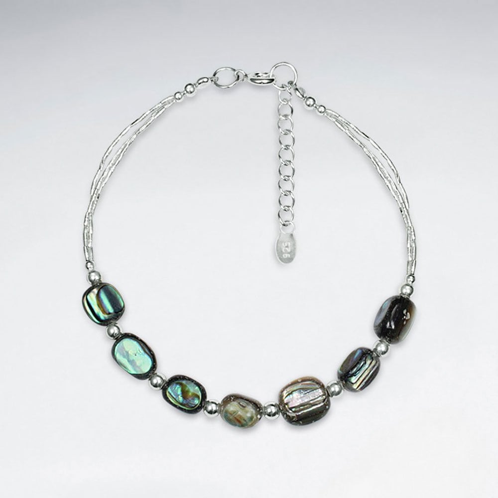 Rectangle Pawa Silver Bracelet
