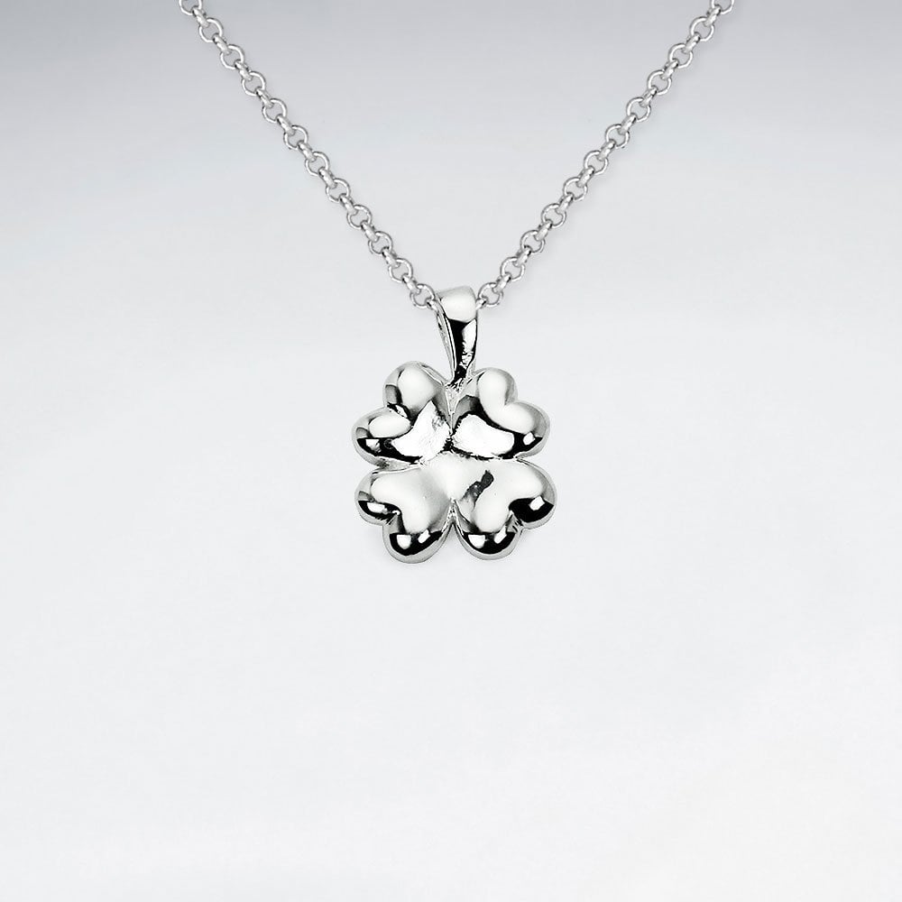 Sterling Silver Clover Leaf Pendant