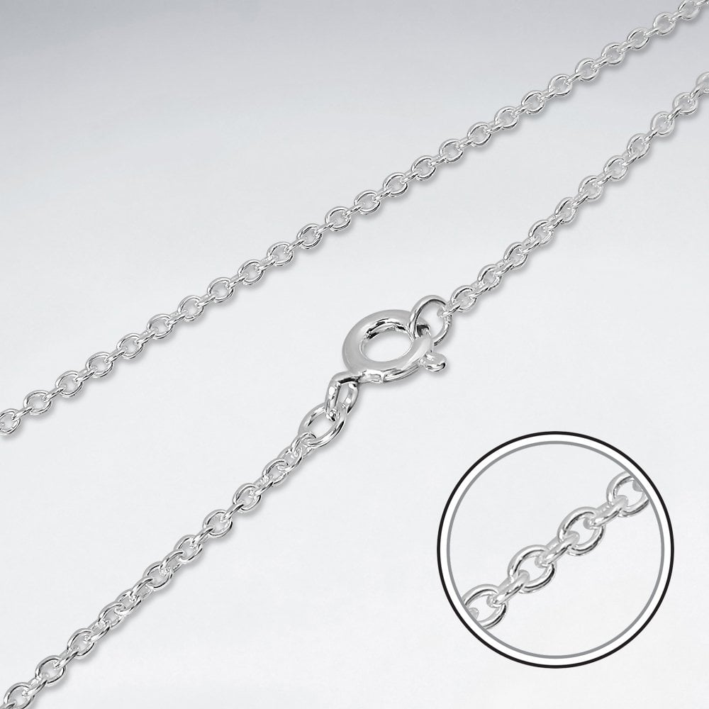 Sterling Silver Dainty Link Chain Necklace