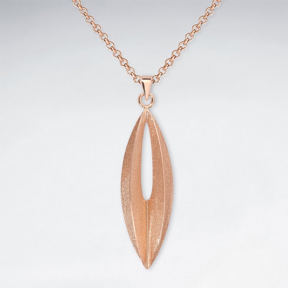 Sterling Silver Open Marquis Pendant