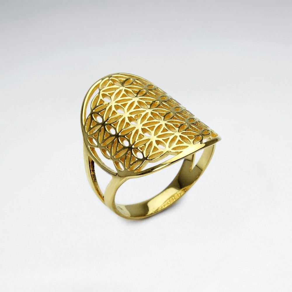 Sterling Silver Filigree Circle Ring