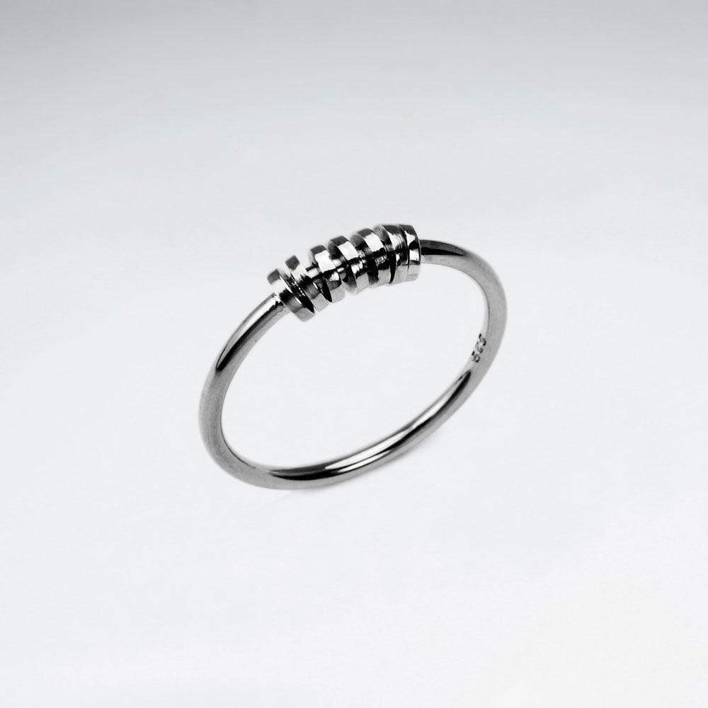 Sterling Silver Spiral Slink Ring