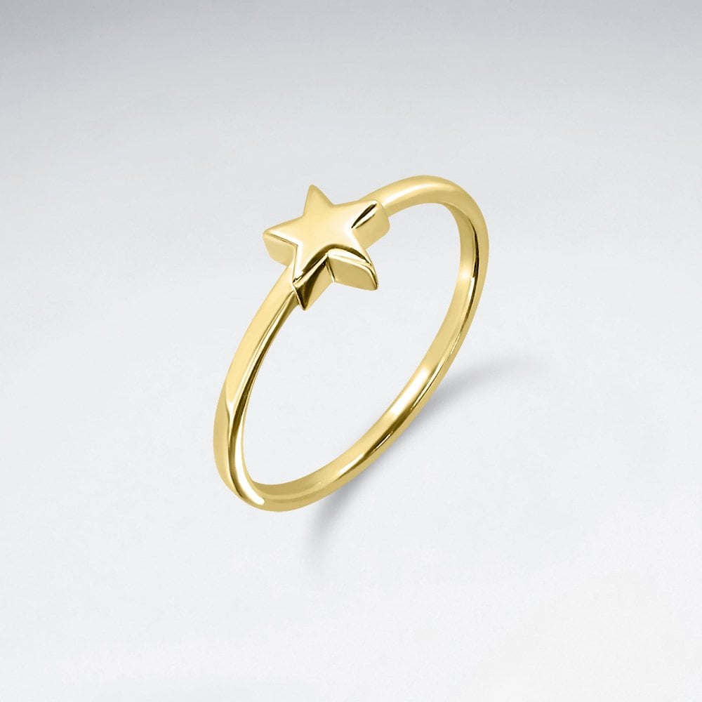 Sterling Silver Celestial Star Ring