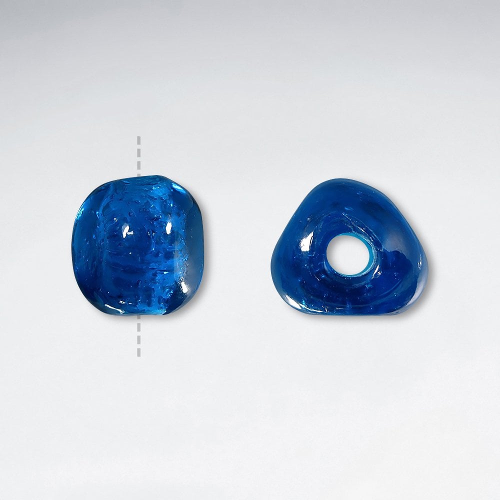 19.5x17.6mm Smooth Freeform Lampwork Glass Beads pkg of 10