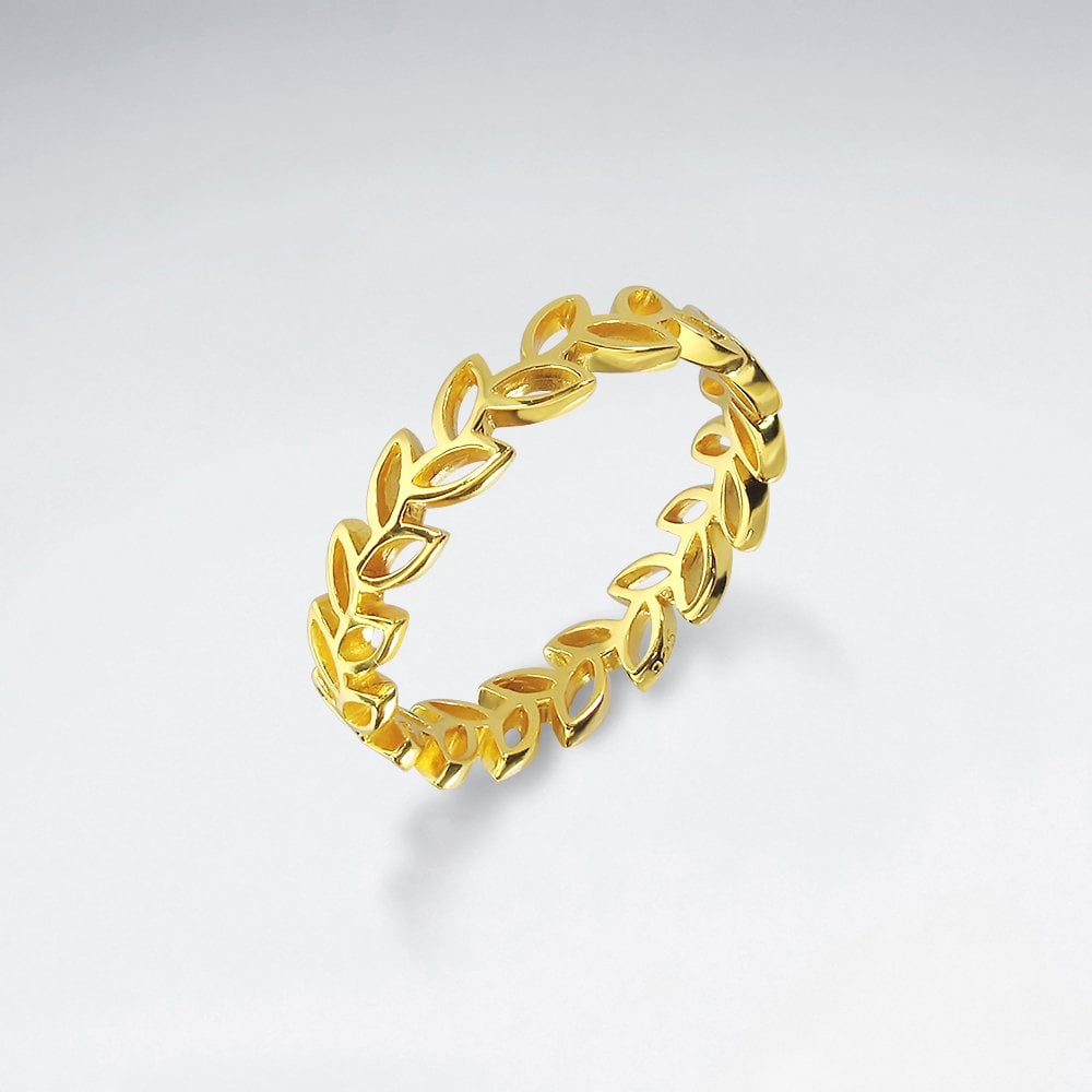 Sterling Silver Laurel Wreath Ring