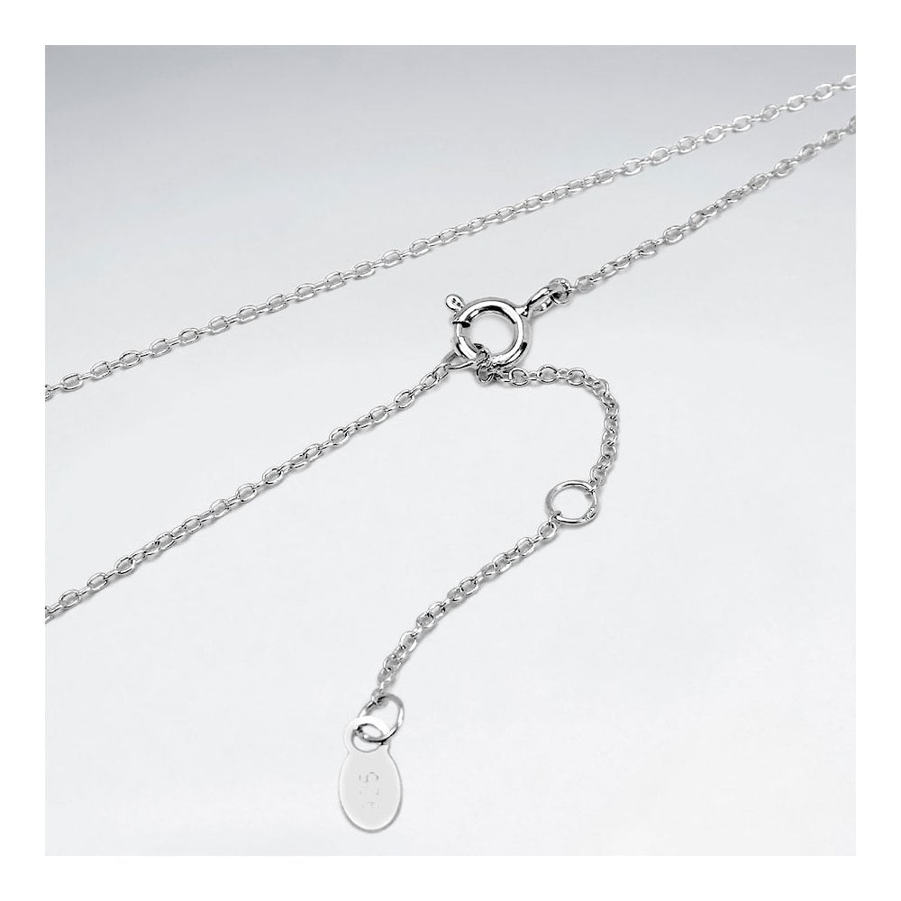Necklace Single cable Silver Chain