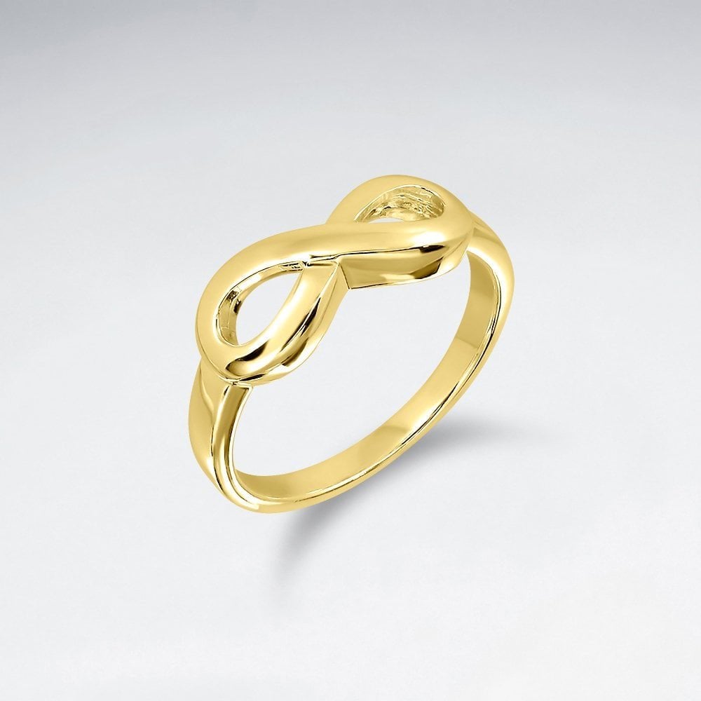 Polished Sterling Silver Infinity Ring