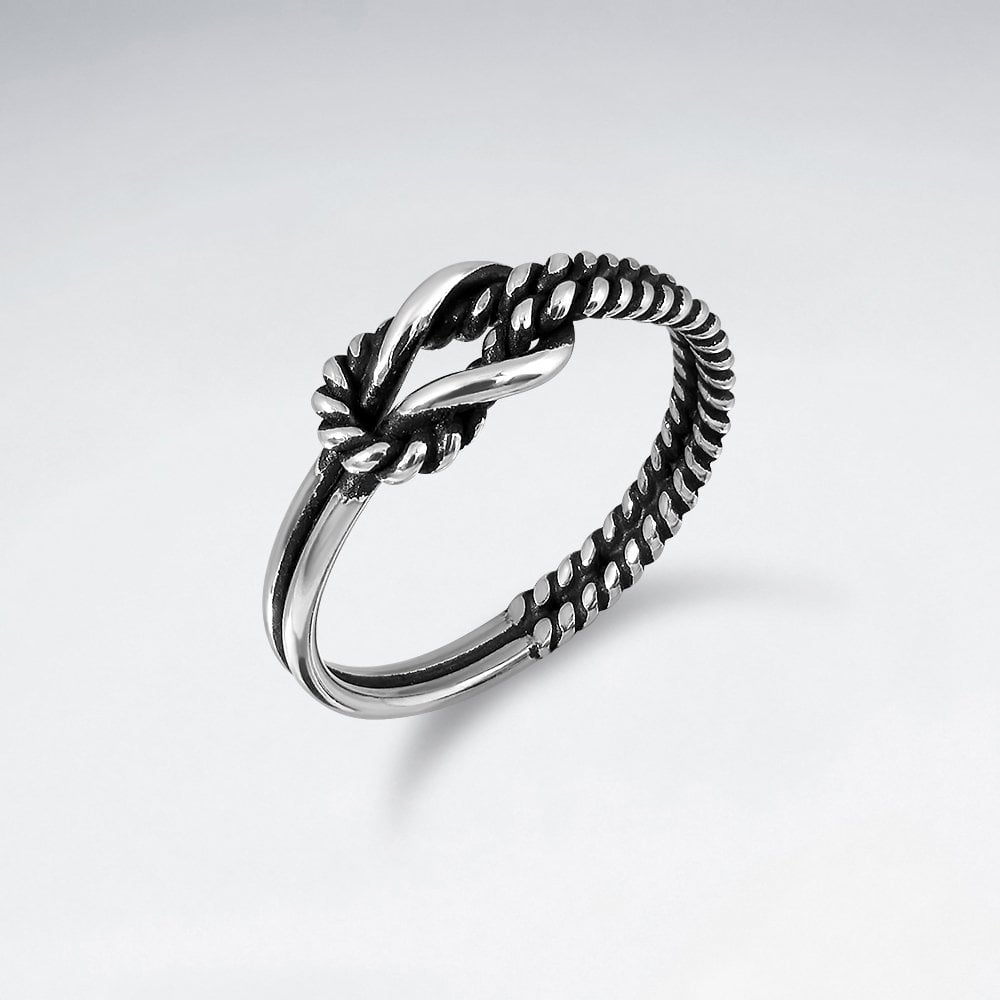 Sterling Silver Knot Ring