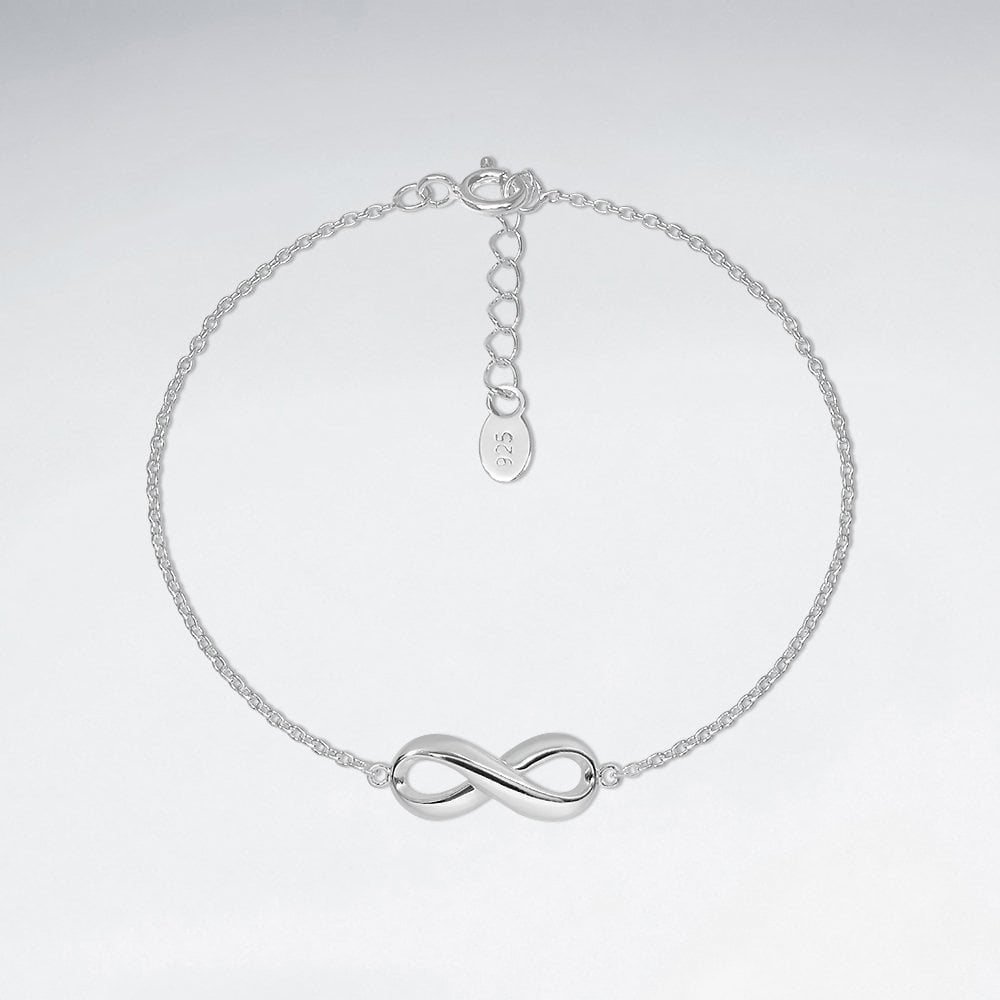 Sterling Silver Infinity Symbol Bracelet