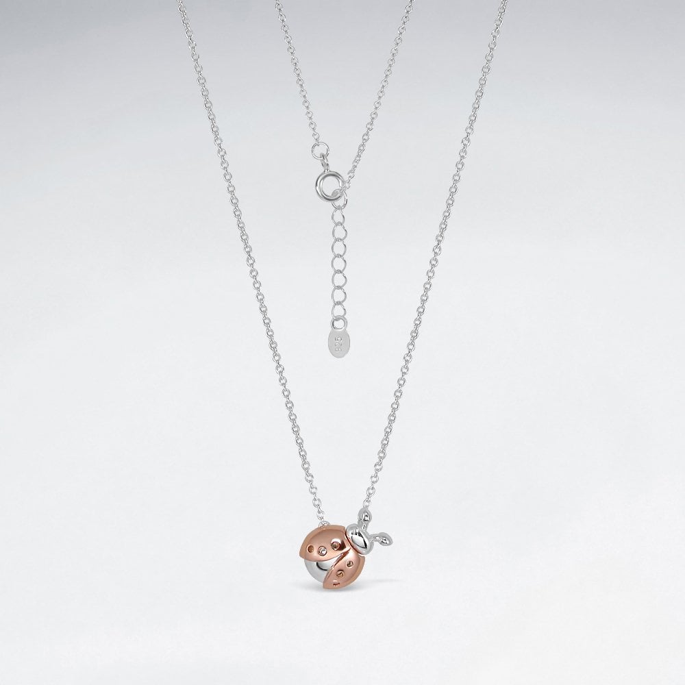 Sterling Silver Ladybug Necklace