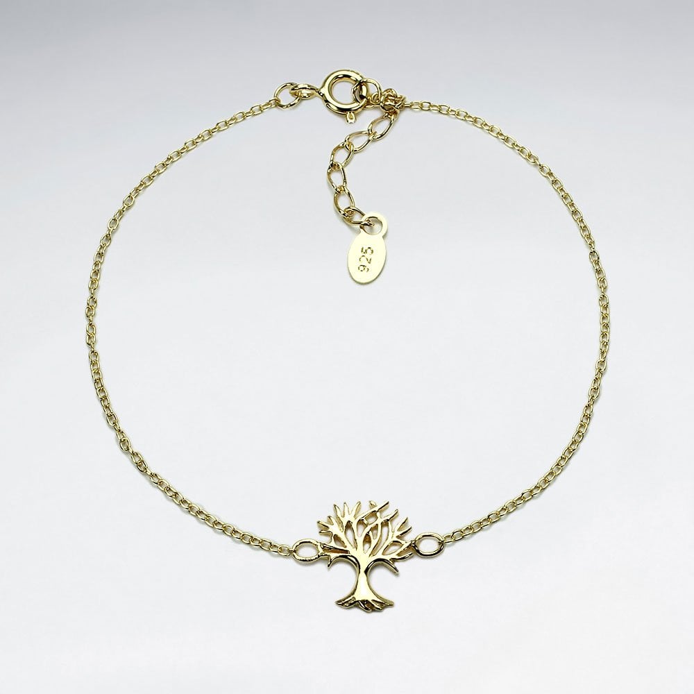 Sterling Silver Withered Tree Bracelet