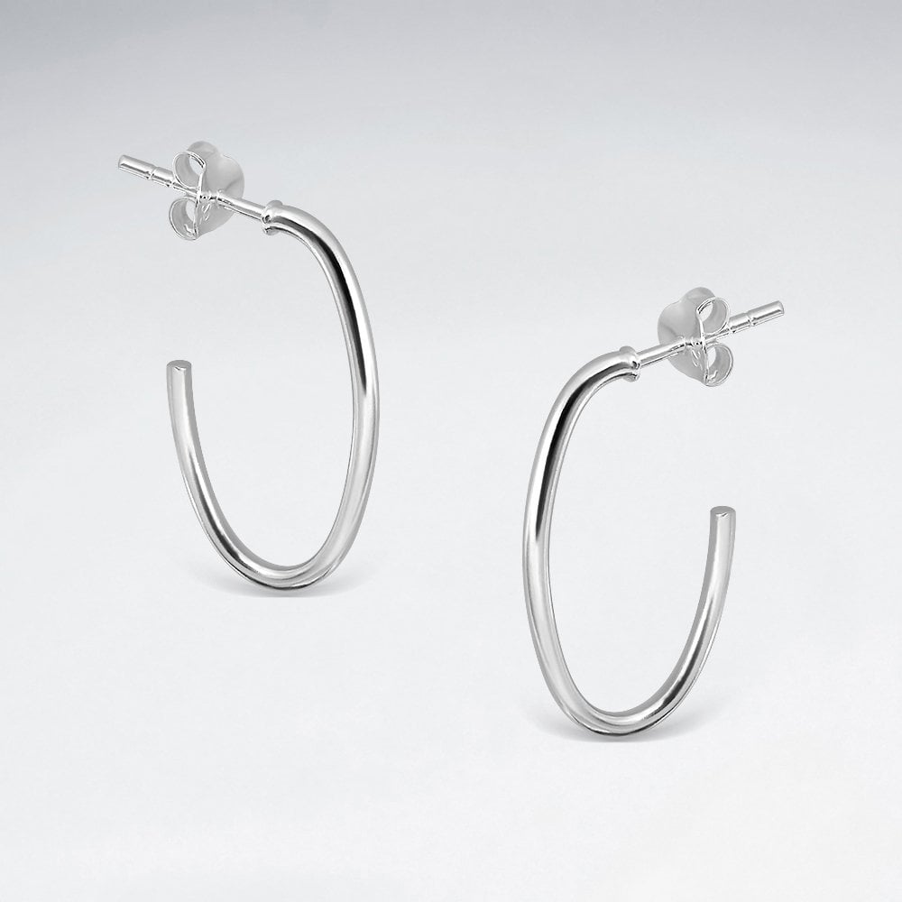 Classic Sterling Silver Hoop Earrings