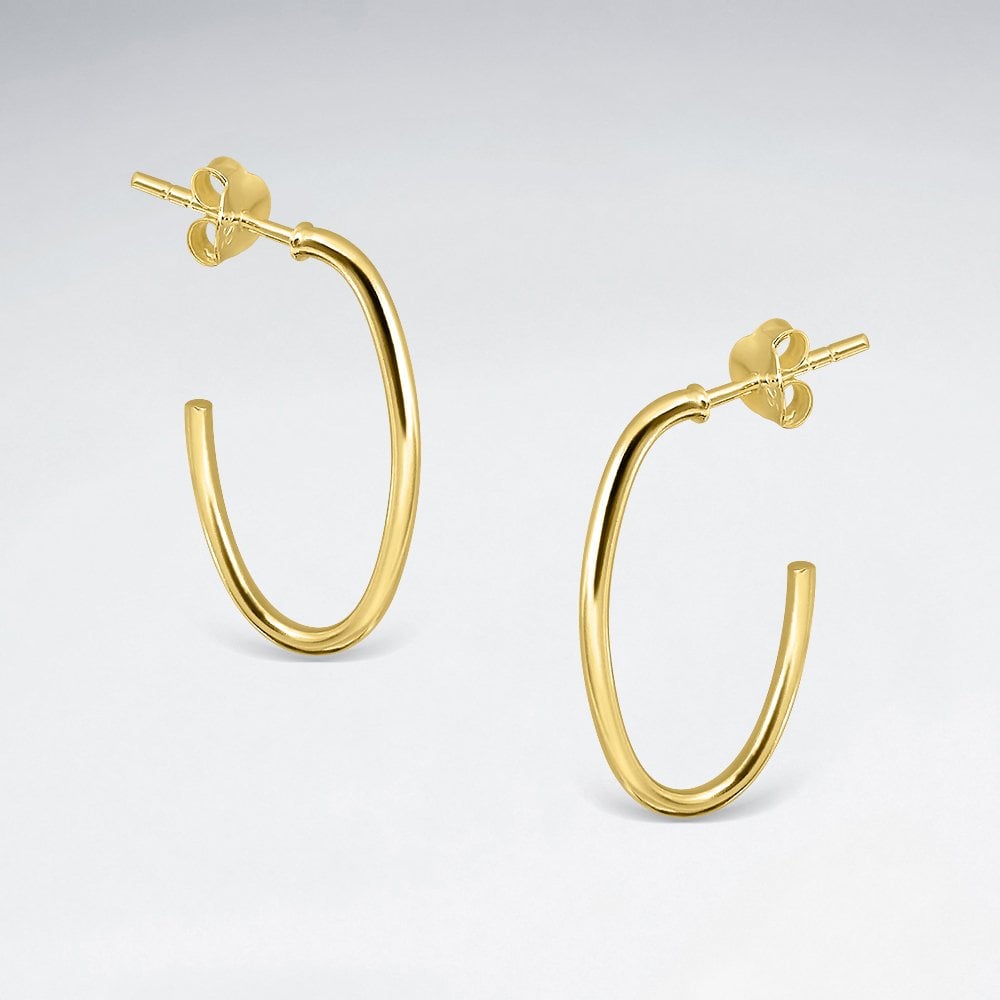 Classic Sterling Silver Hoop Earrings