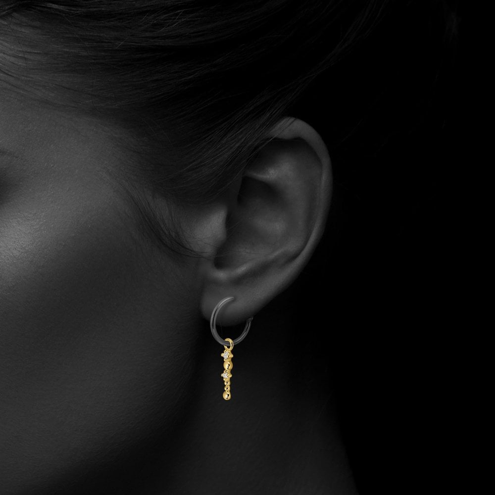 Sterling Silver Totem Charms for Hoop Earrings Pack of 3