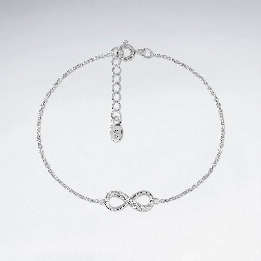 Sterling Silver Infinity Symbol Bracelet