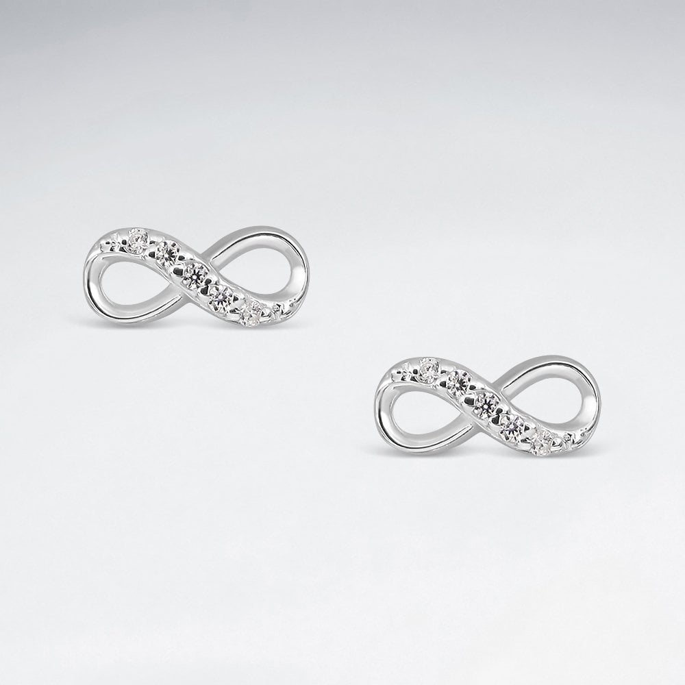 Infinity Stud Earrings