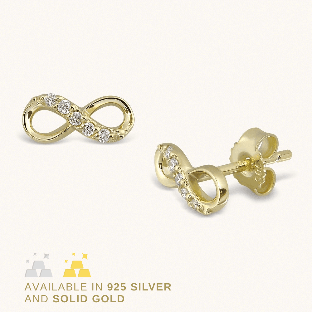 Infinity Stud Earrings