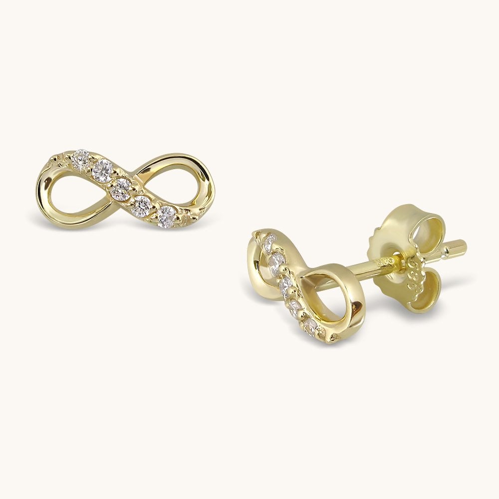 Infinity Stud Earrings