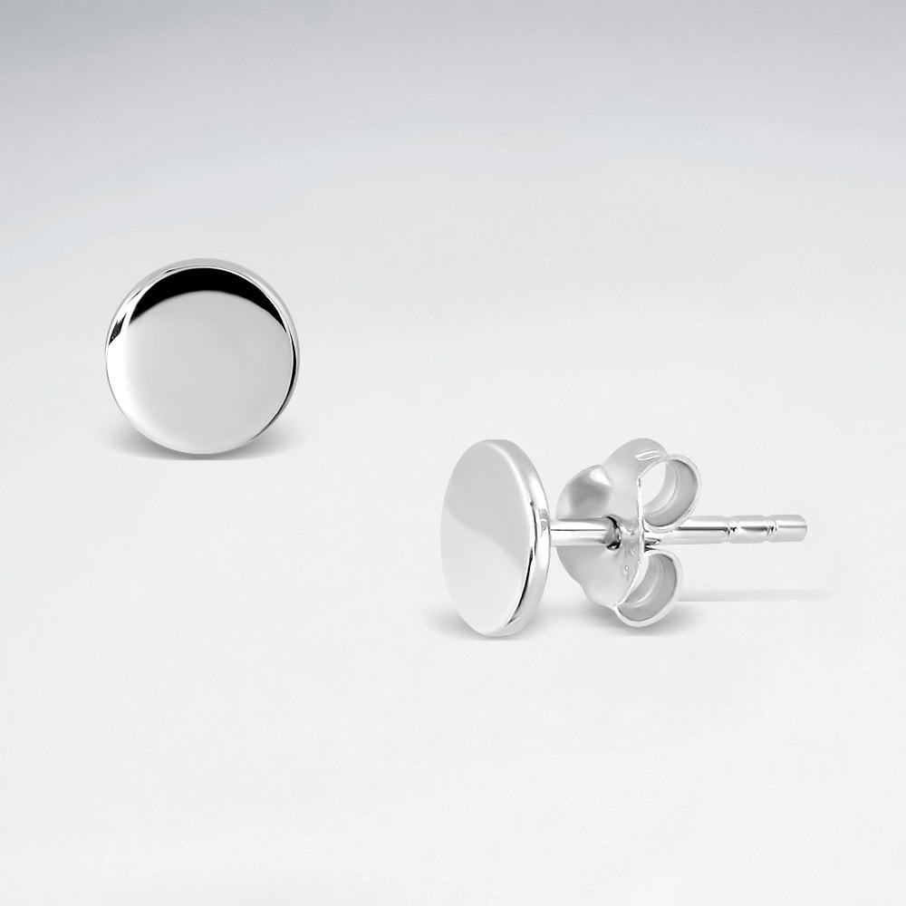 Circle Silver Earring